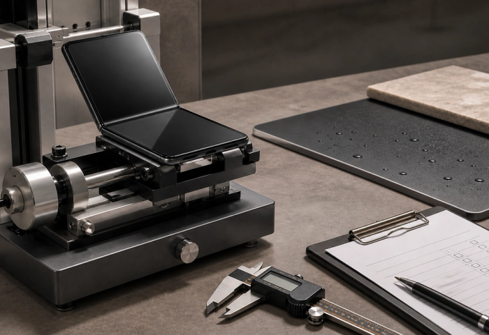 Editorial decision scene for Foldable Phone Durability: How to Judge VERTU AlphaFold, illustrating the product category without depicting an exact VERTU configuration