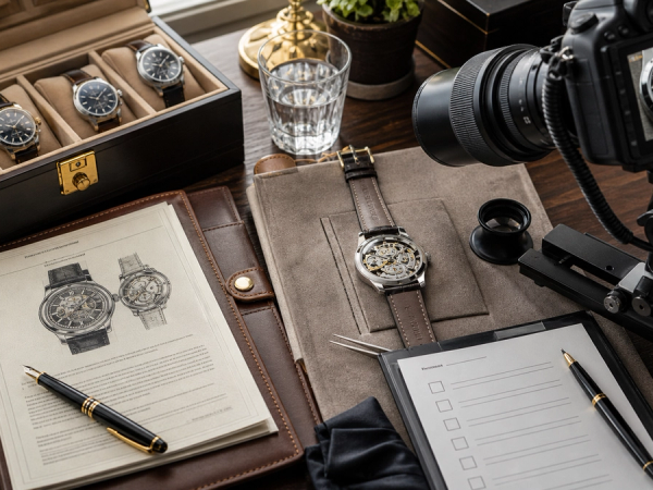 Luxury watch documentation and insurance preparation