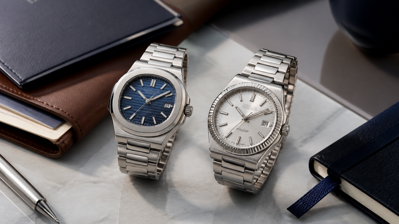 Omega Aqua Terra vs Rolex Datejust shown as a practical comparison