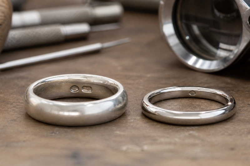 Sterling Silver vs White Gold shown in a practical side-by-side comparison