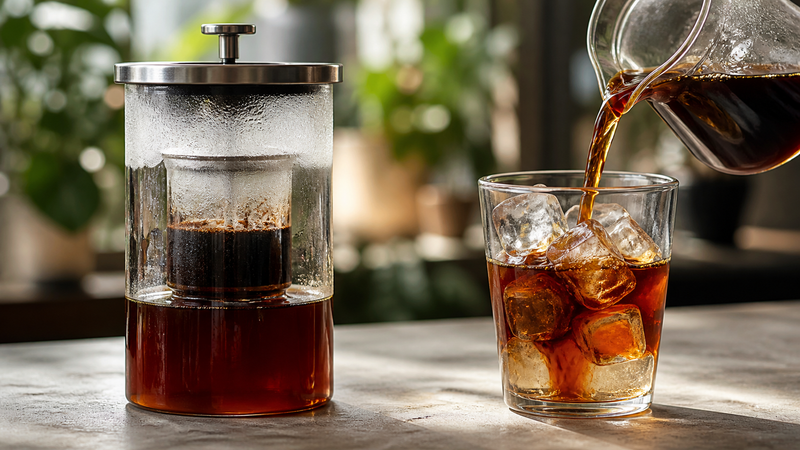 Cold Brew vs Iced Coffee shown in a practical side-by-side comparison