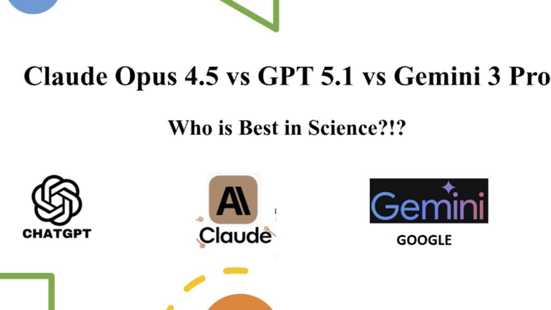 Coding Model Battle: Claude Opus 4.5 vs. Gemini 3 Pro vs. GPT-5.1