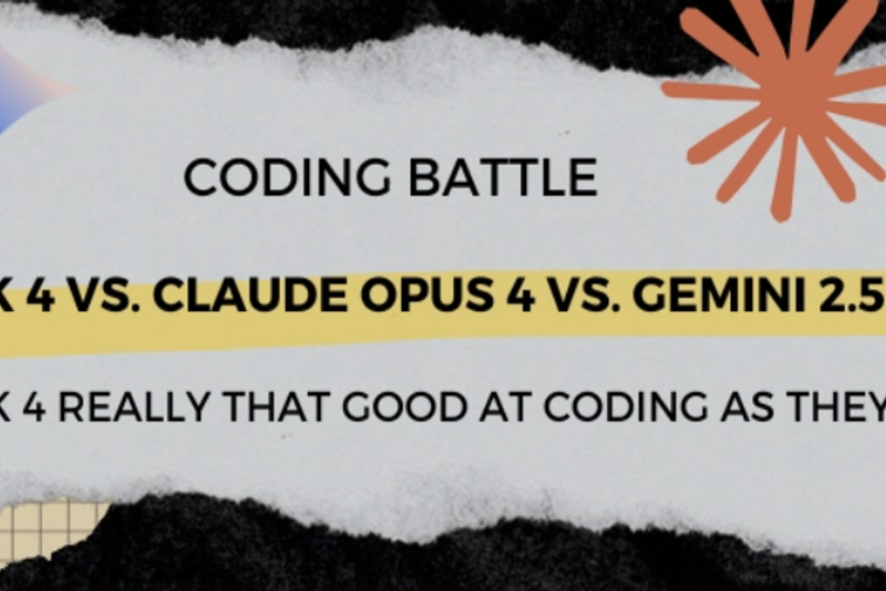 Grok 4 vs. Claude 4 Opus vs. Gemini 2.5 Pro: Which is the Best AI for Coding in 2026?