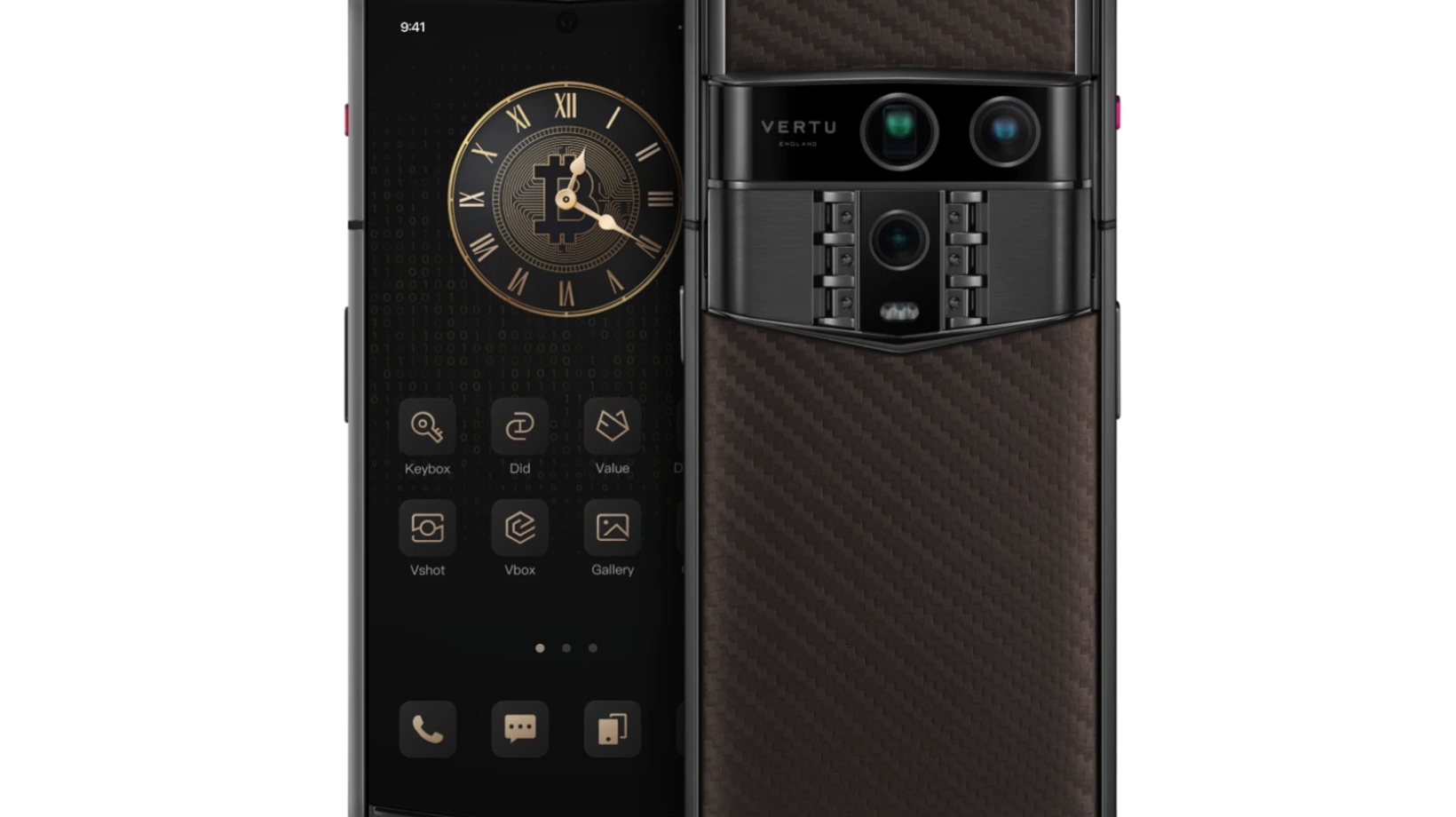 VERTU Agent Q Carbon-Pattern Calfskin Edition: Italian Craftsmanship Meets Carbon Fiber Aesthetic