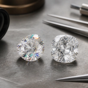 Moissanite vs Lab-Grown Diamond shown as a practical comparison