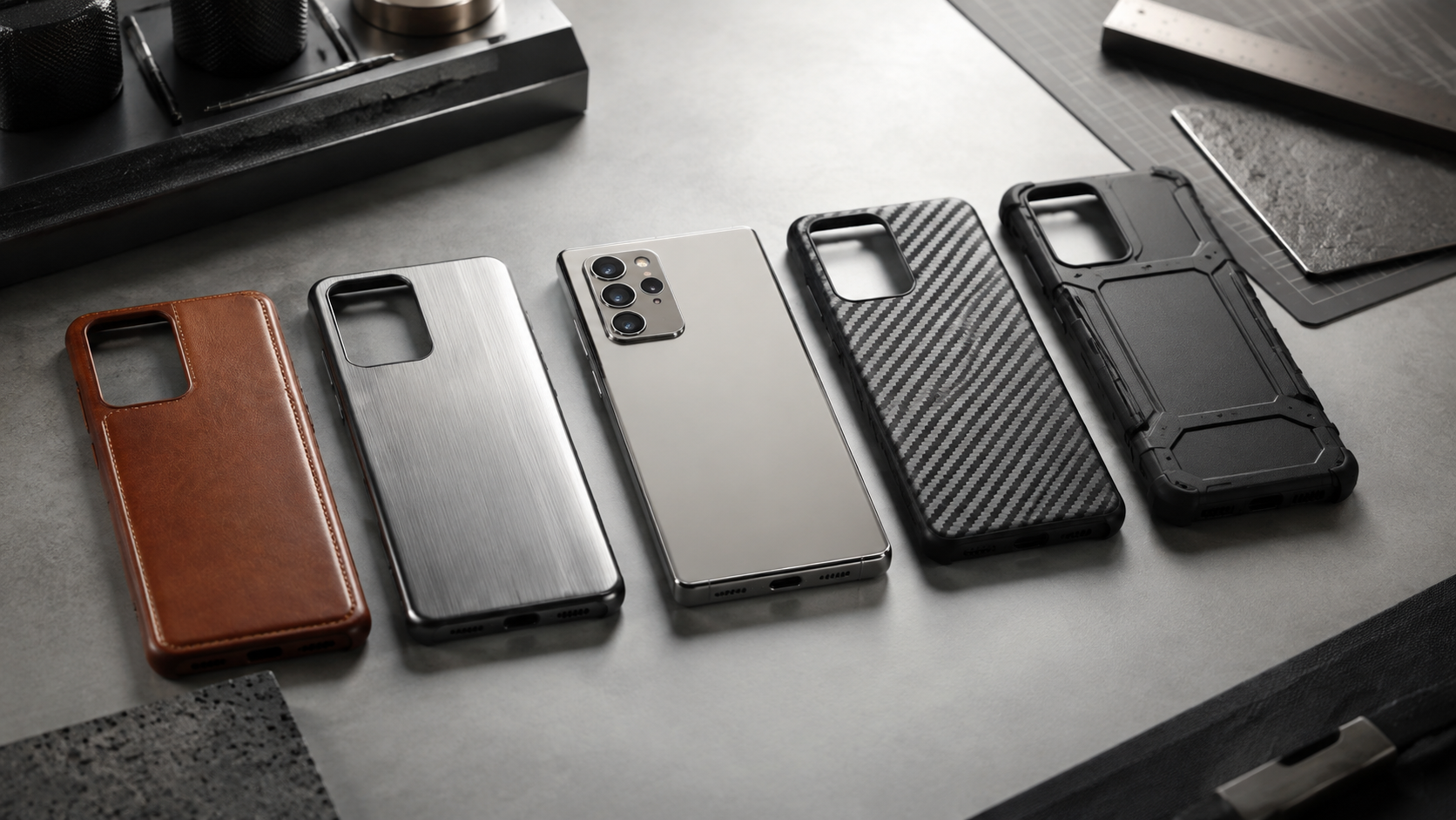 Premium smartphone cases compared for materials, corner protection and wireless charging fit