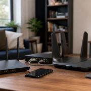 Wi-Fi 6 vs Wi-Fi 7 shown as a practical side-by-side comparison