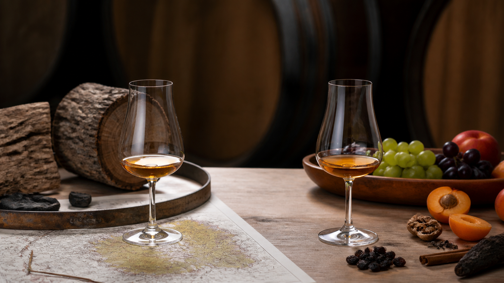 Cognac vs Brandy shown in a practical side-by-side comparison