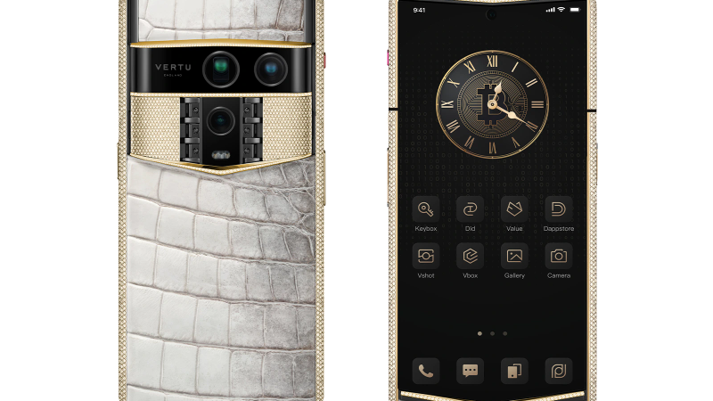 A luxury smart ring displayed elegantly, highlighting its premium materials.