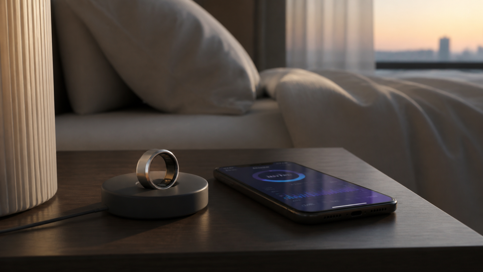 Editorial decision scene for Sleep-Tracking Rings: Where VERTU COR RING Fits, illustrating the product category without depicting an exact VERTU configuration