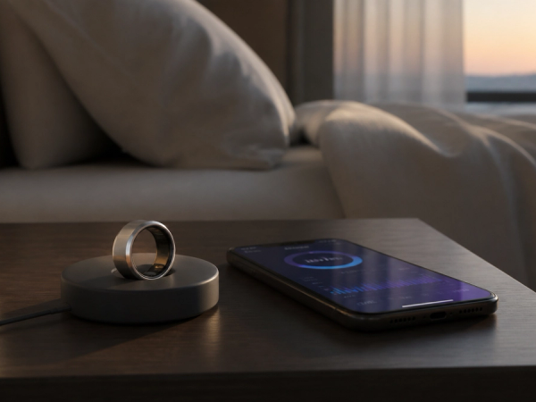 Editorial decision scene for Sleep-Tracking Rings: Where VERTU COR RING Fits, illustrating the product category without depicting an exact VERTU configuration