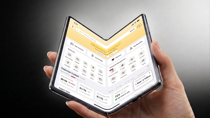 Detailed view of the intricate craftsmanship on a luxury smartphone.