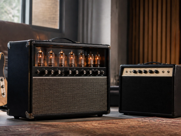 Tube Amp vs Solid-State Amp shown in a practical side-by-side comparison