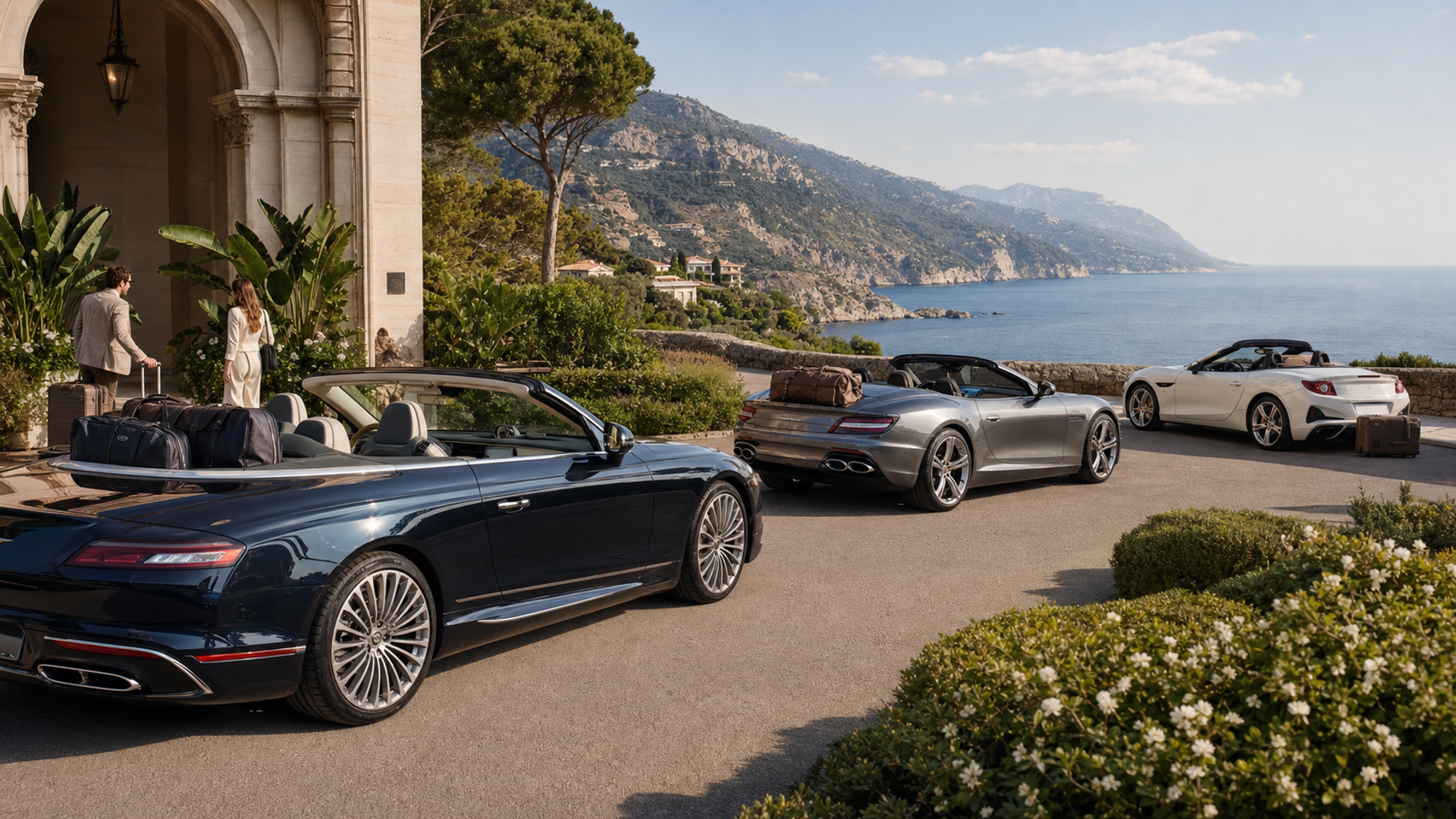 Luxury convertibles compared for grand touring, luggage and roof-down use