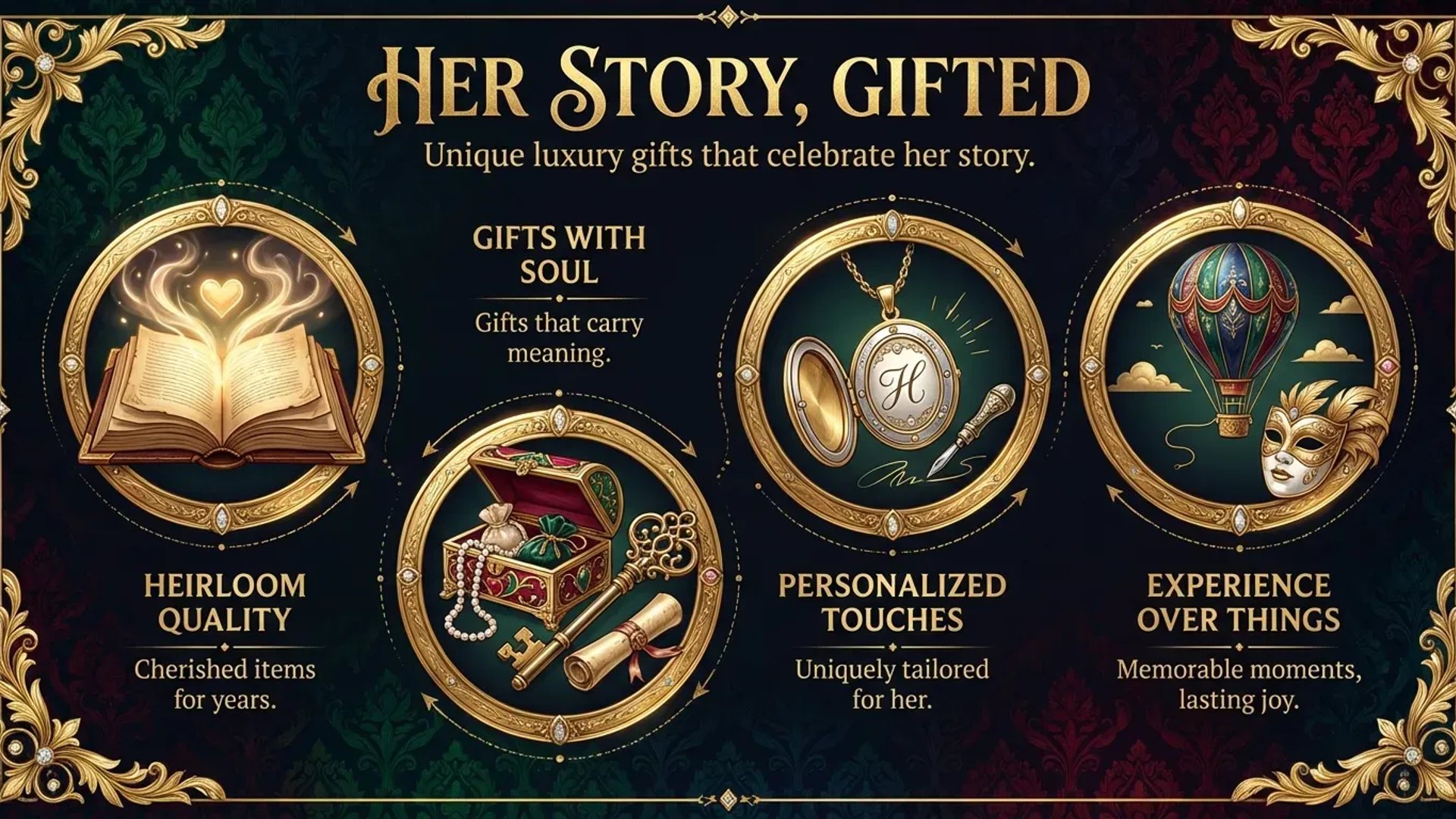 Unusual luxury gifts for her birthday