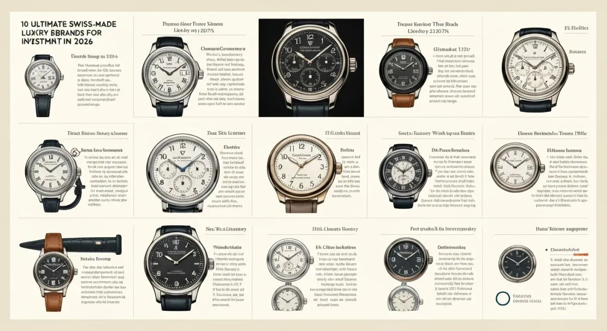Why Investing in The Ultimate 10 Swiss-Made Luxury Watch Brands for Investment in 2026 Offers Enduring Value
