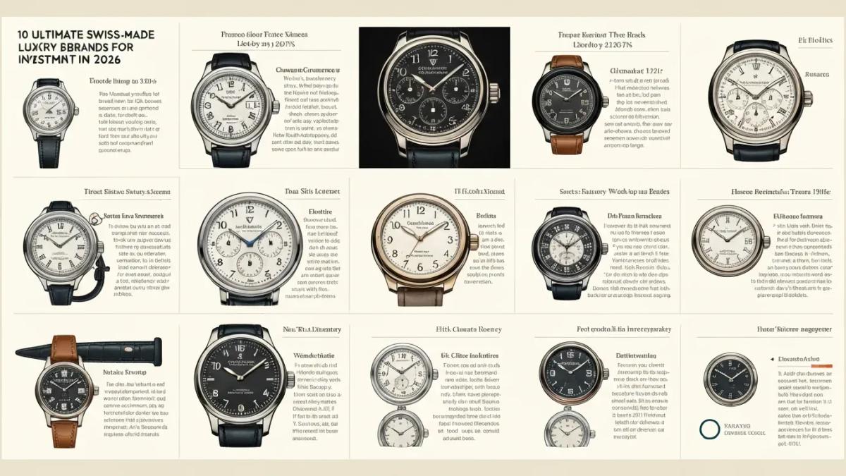 The Ultimate 10 Swiss-Made Luxury Watch Brands for Investment in 2026