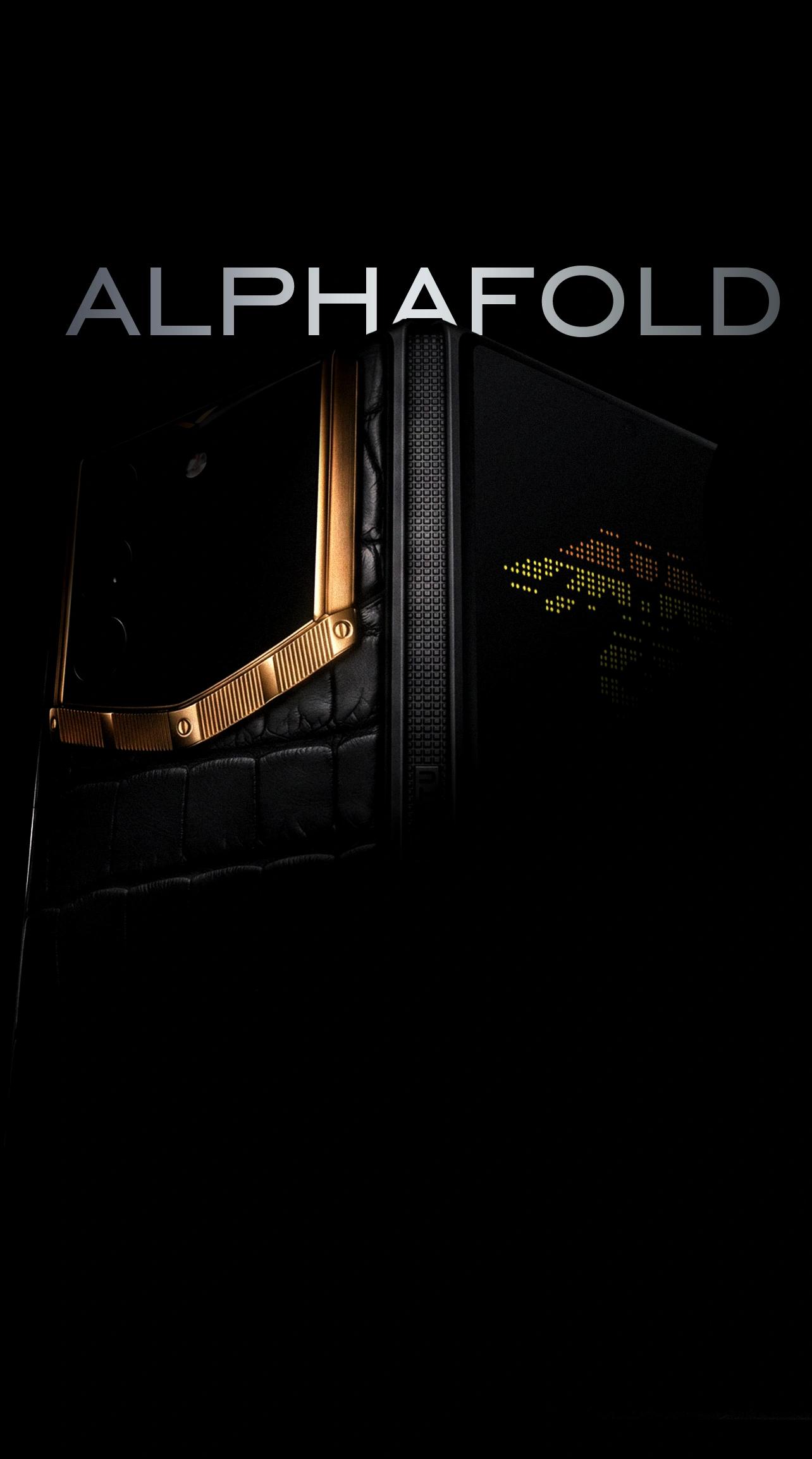 The dual-screen interface of the VERTU Quantum Flip showcasing its functionality.