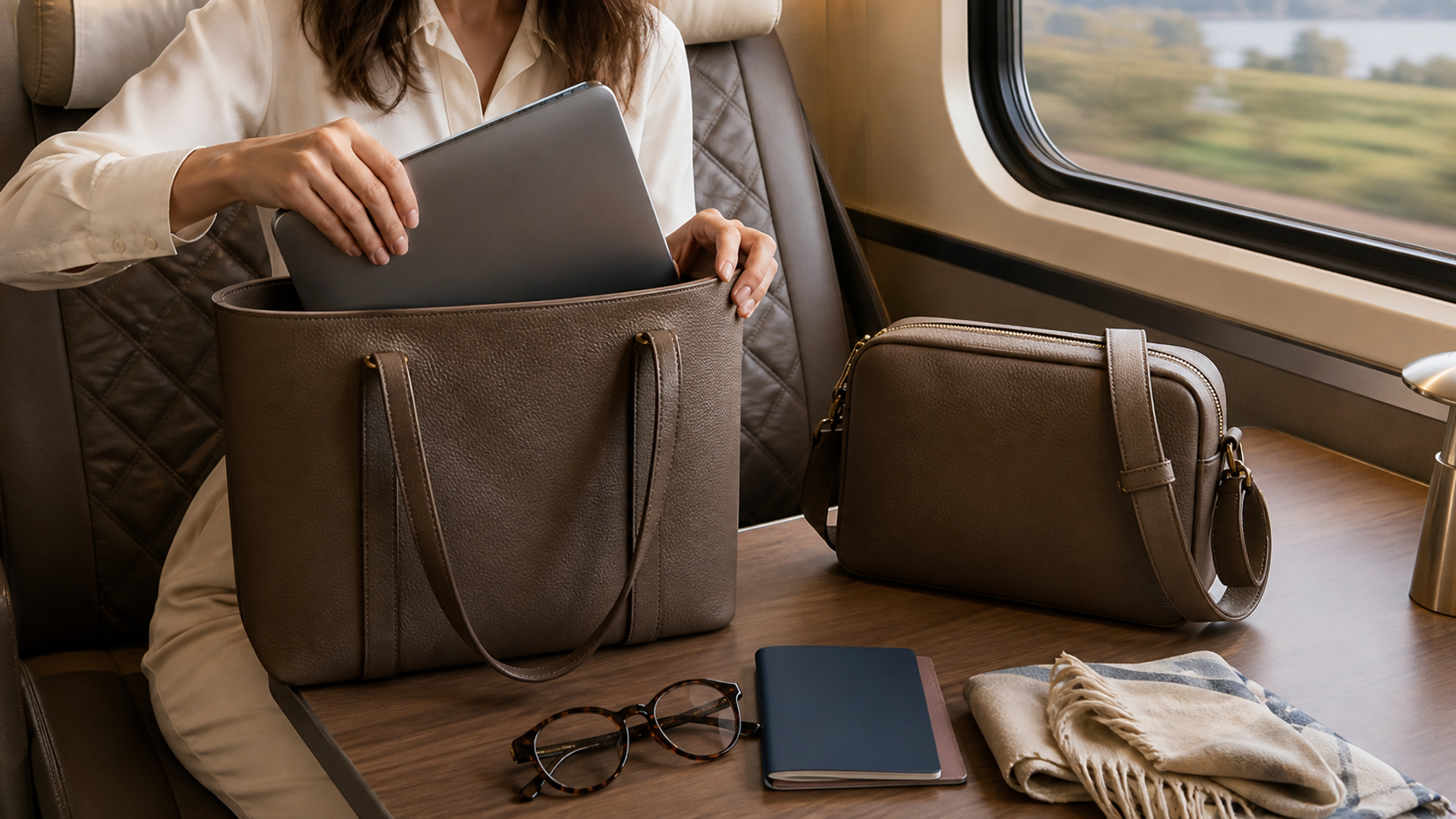 Tote Bag vs Shoulder Bag shown as a practical comparison