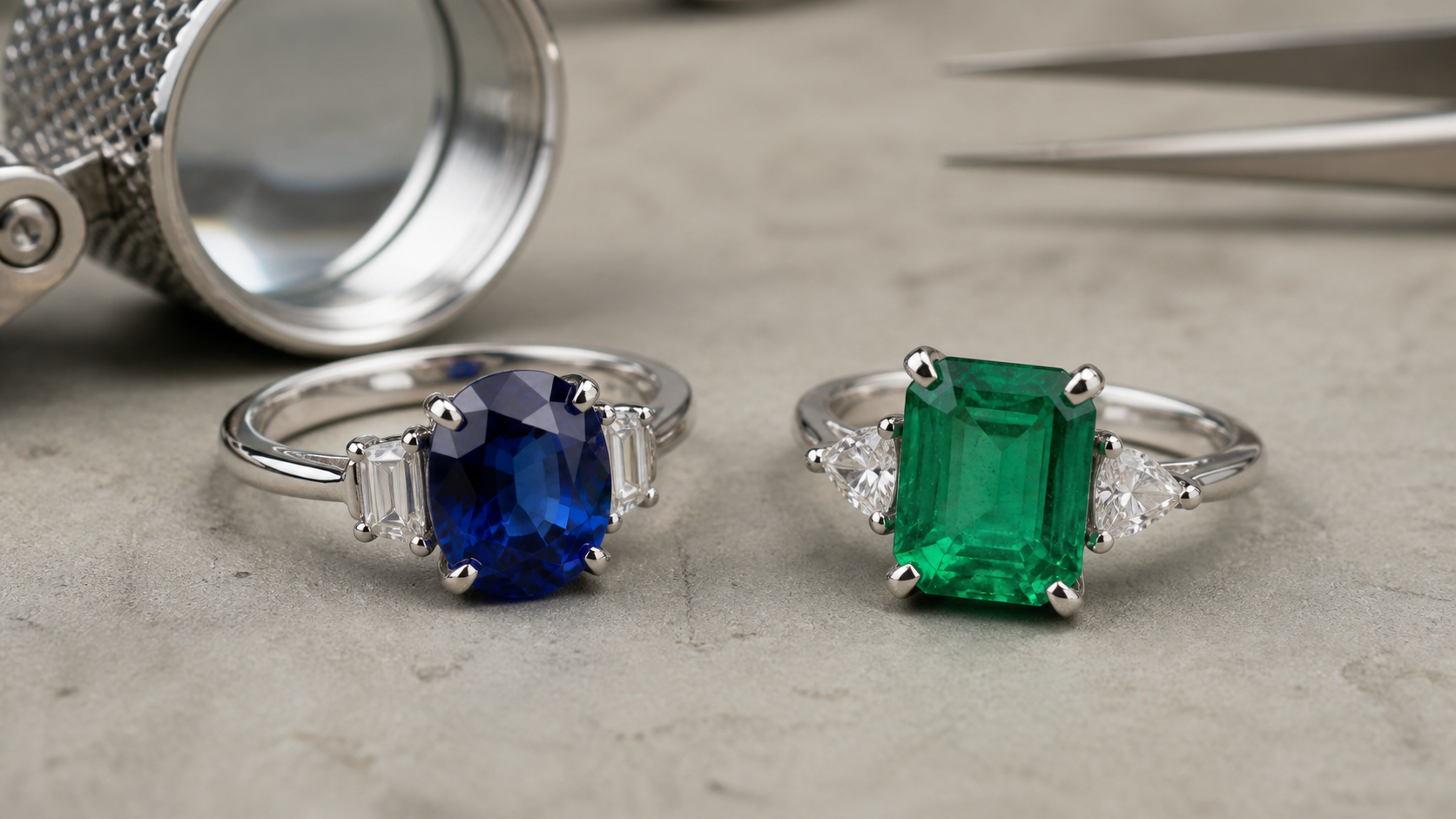 Sapphire vs Emerald shown as a practical side-by-side comparison