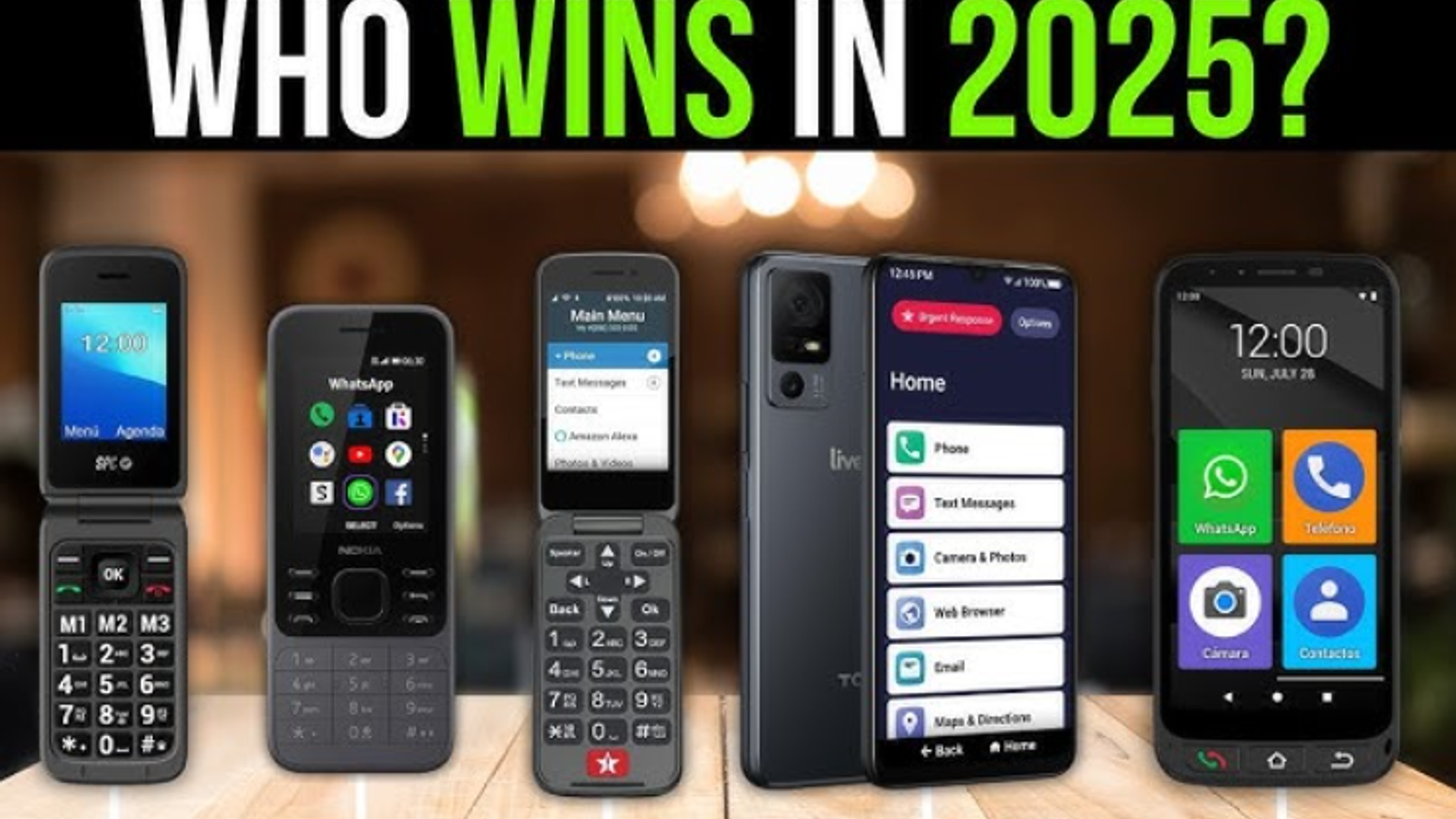 What is the Top 5 Dumb Phone for the Elderly?