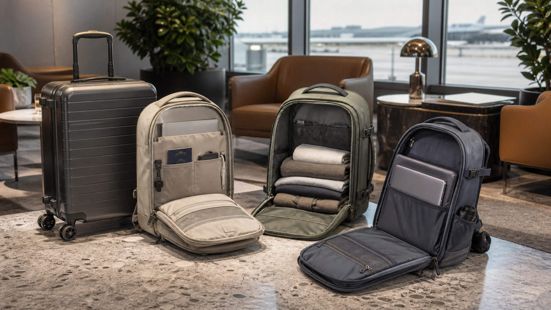Best Luxury Travel Backpacks shown as a practical comparison