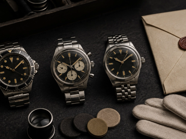 Rare sports watches assessed through reference, dial, provenance, condition and auction evidence