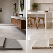 Porcelain vs Ceramic Tile shown as a practical side-by-side comparison