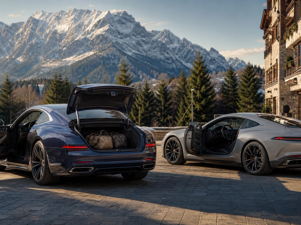 Two luxury grand tourers compared for luggage, cabin comfort and long-distance driving