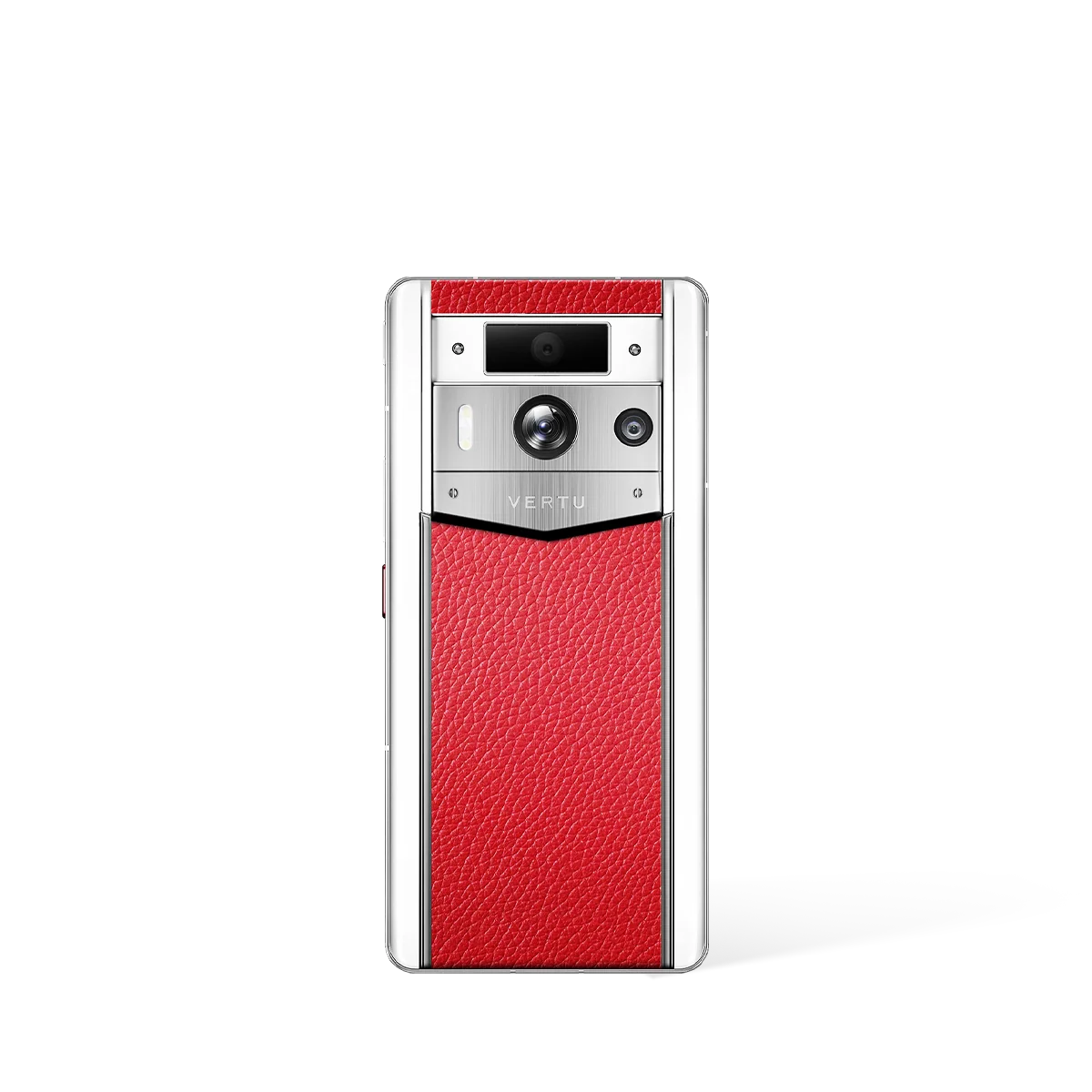 The METAVERTU 2 MAX held in hand, showcasing its classic form factor and premium finish.