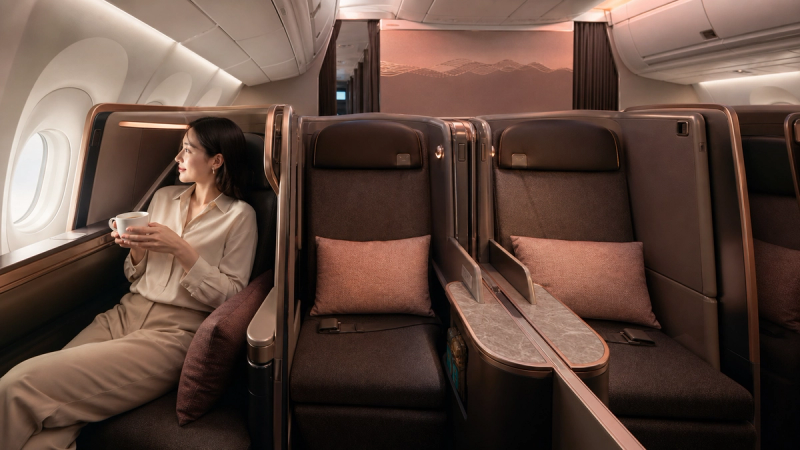 Enclosed A350 business suites compared for solo and companion travel