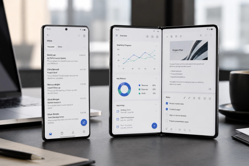 Large-Screen Phones vs Foldables: Which Is Better for Work?