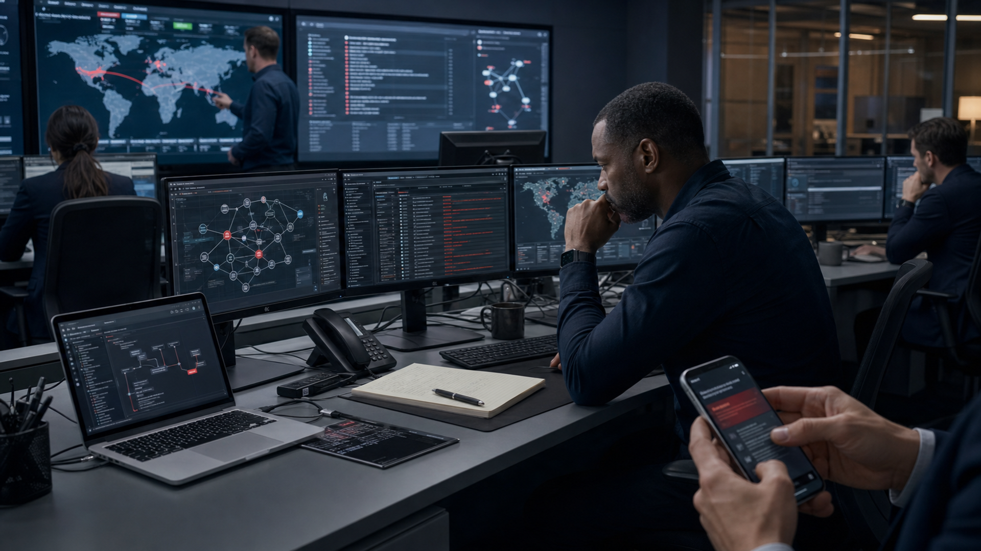 Security analyst containing an AI agent attack chain across identity, network and data controls
