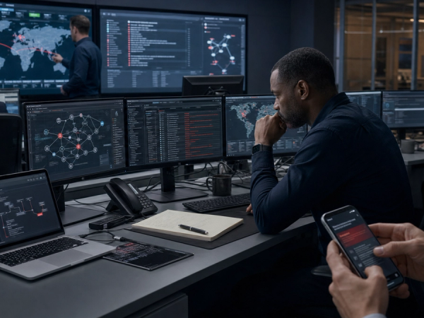 Security analyst containing an AI agent attack chain across identity, network and data controls