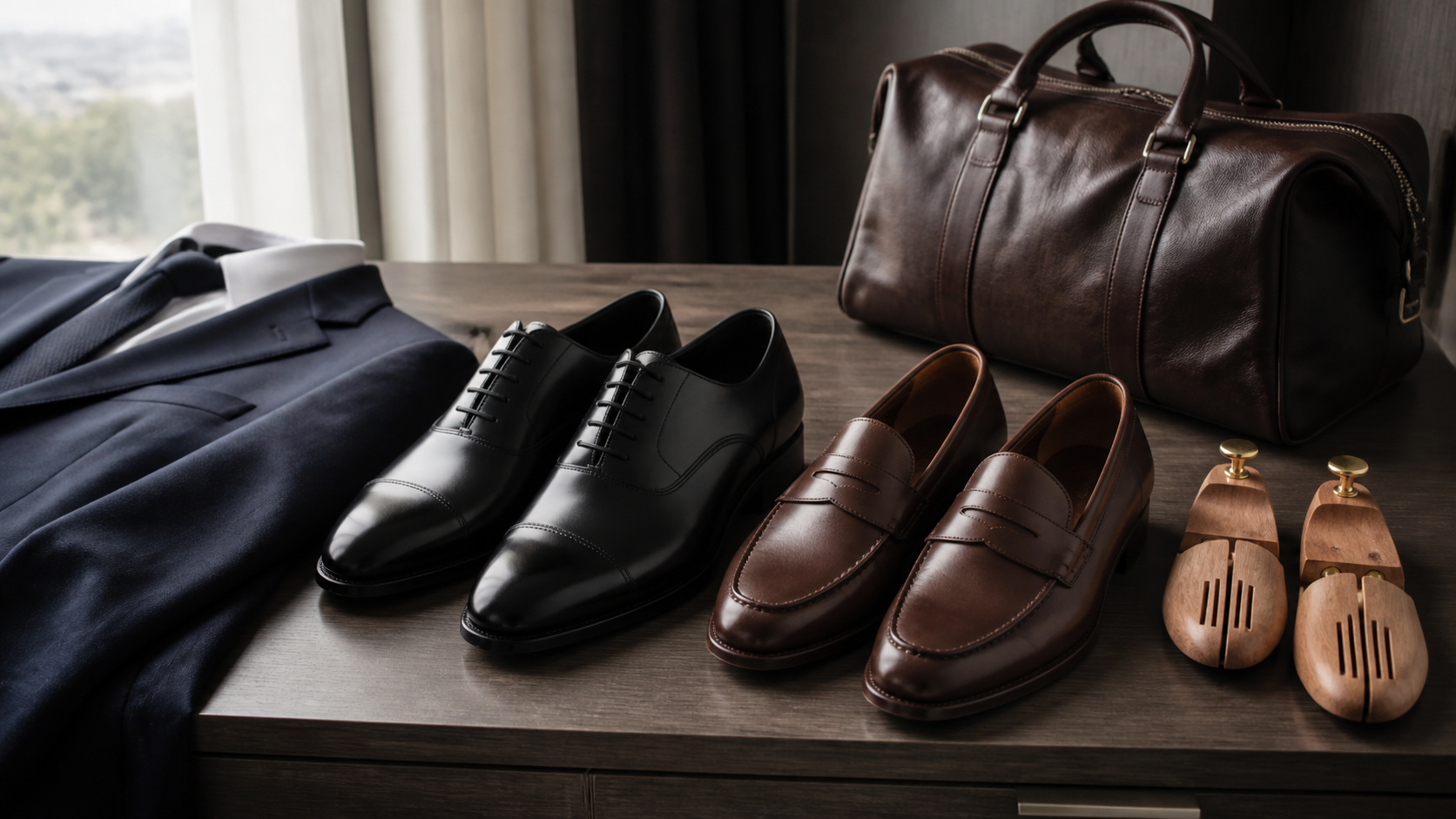 Loafers vs Oxfords shown as a practical comparison