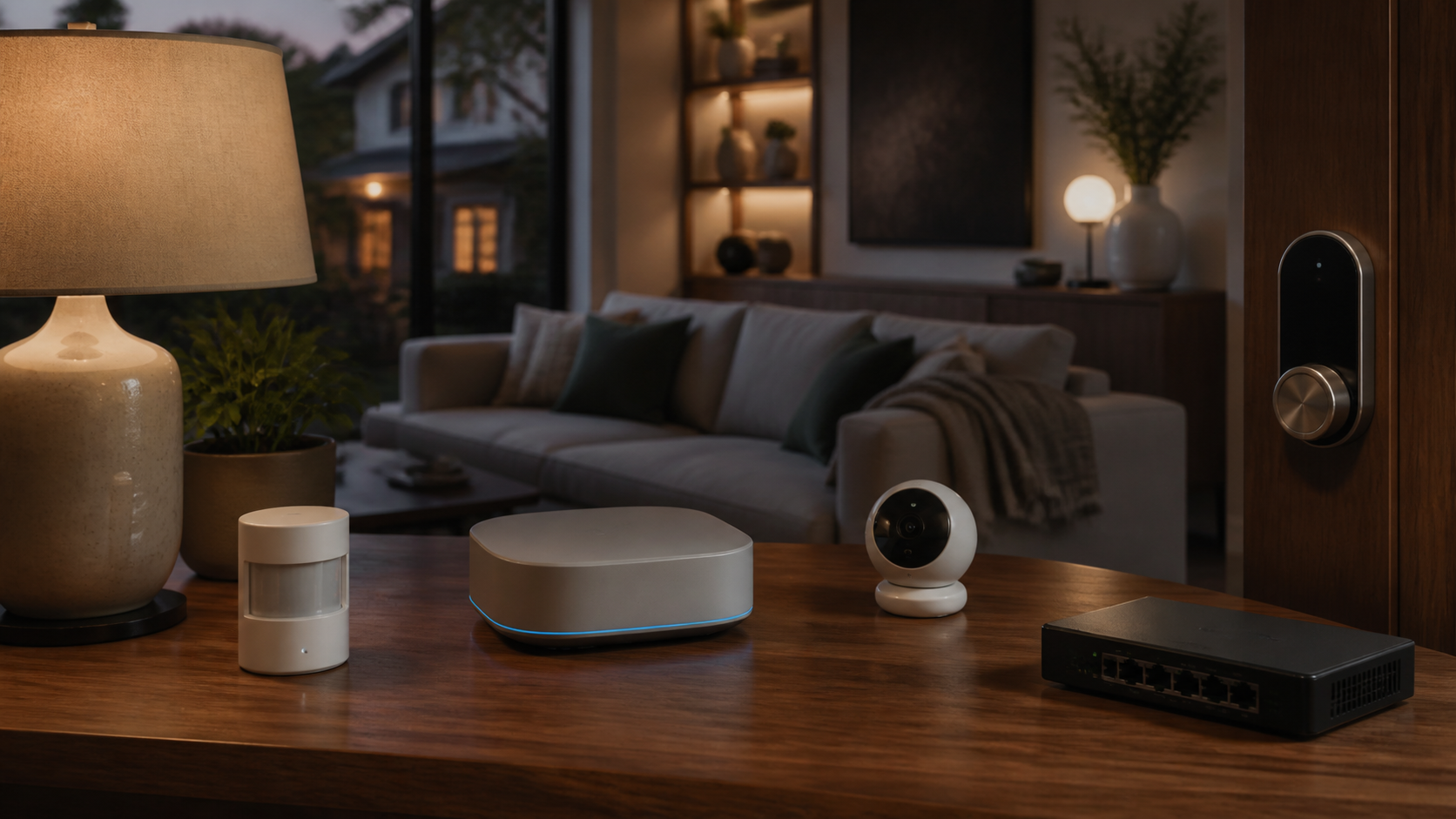 Connected-home hub coordinating privacy-conscious devices