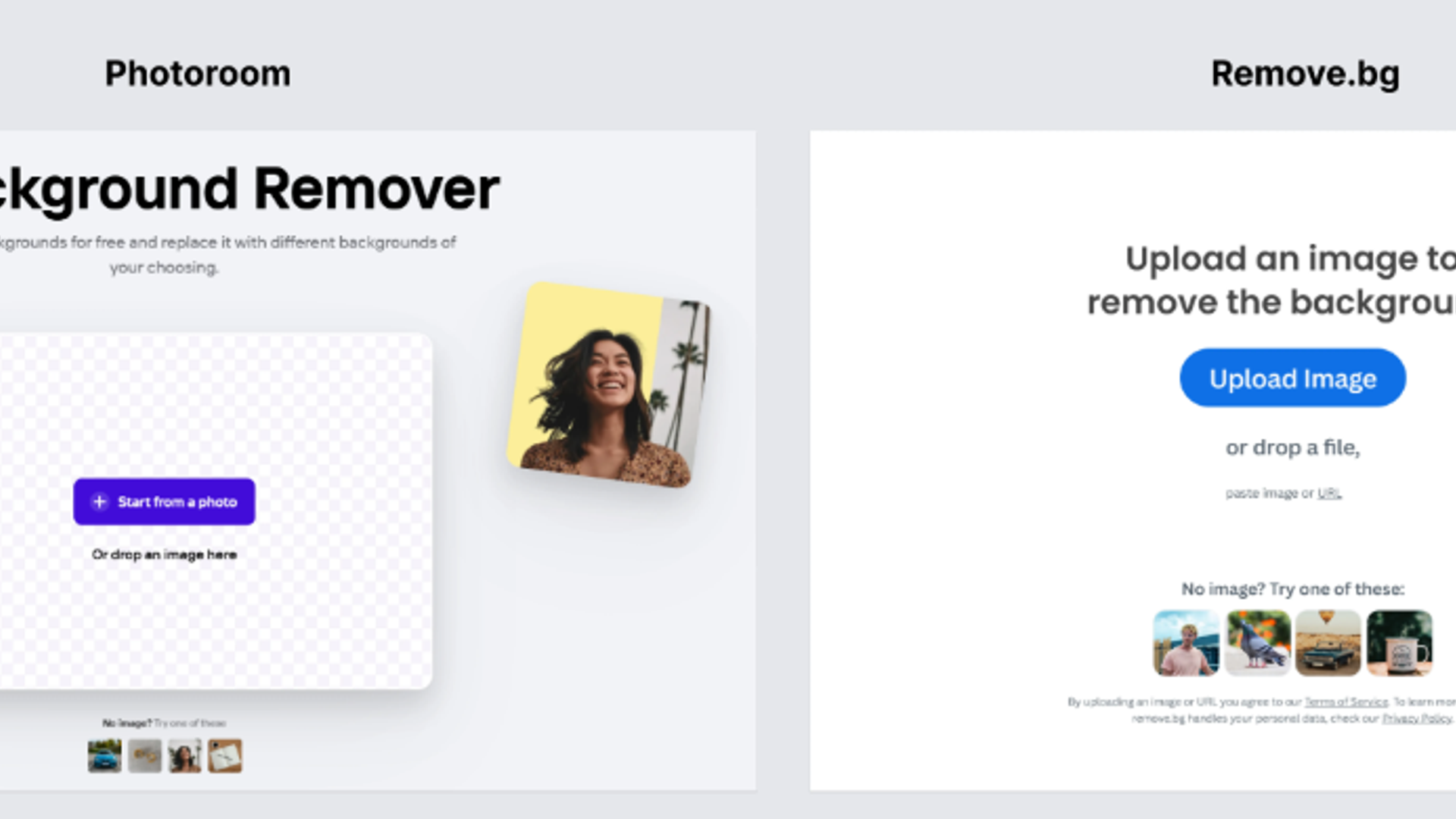 Remove.bg vs. Photoroom: The Definitive Comparison