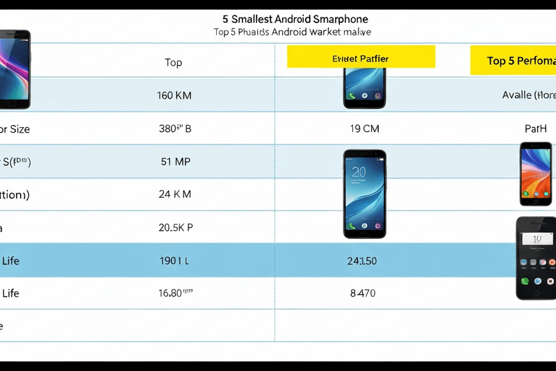 Best 5 small android smartphones rankings top list