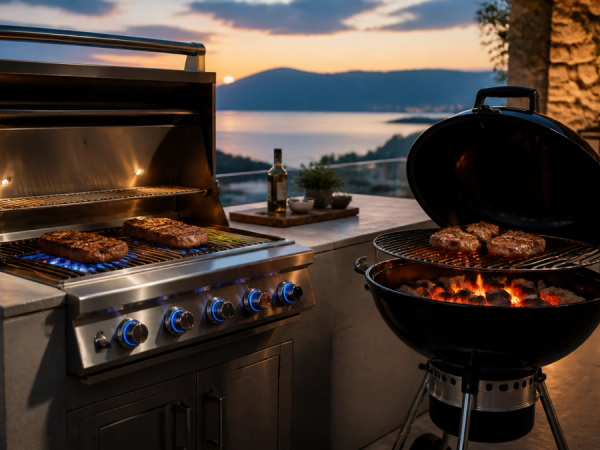 Gas vs Charcoal Grill shown as a practical comparison