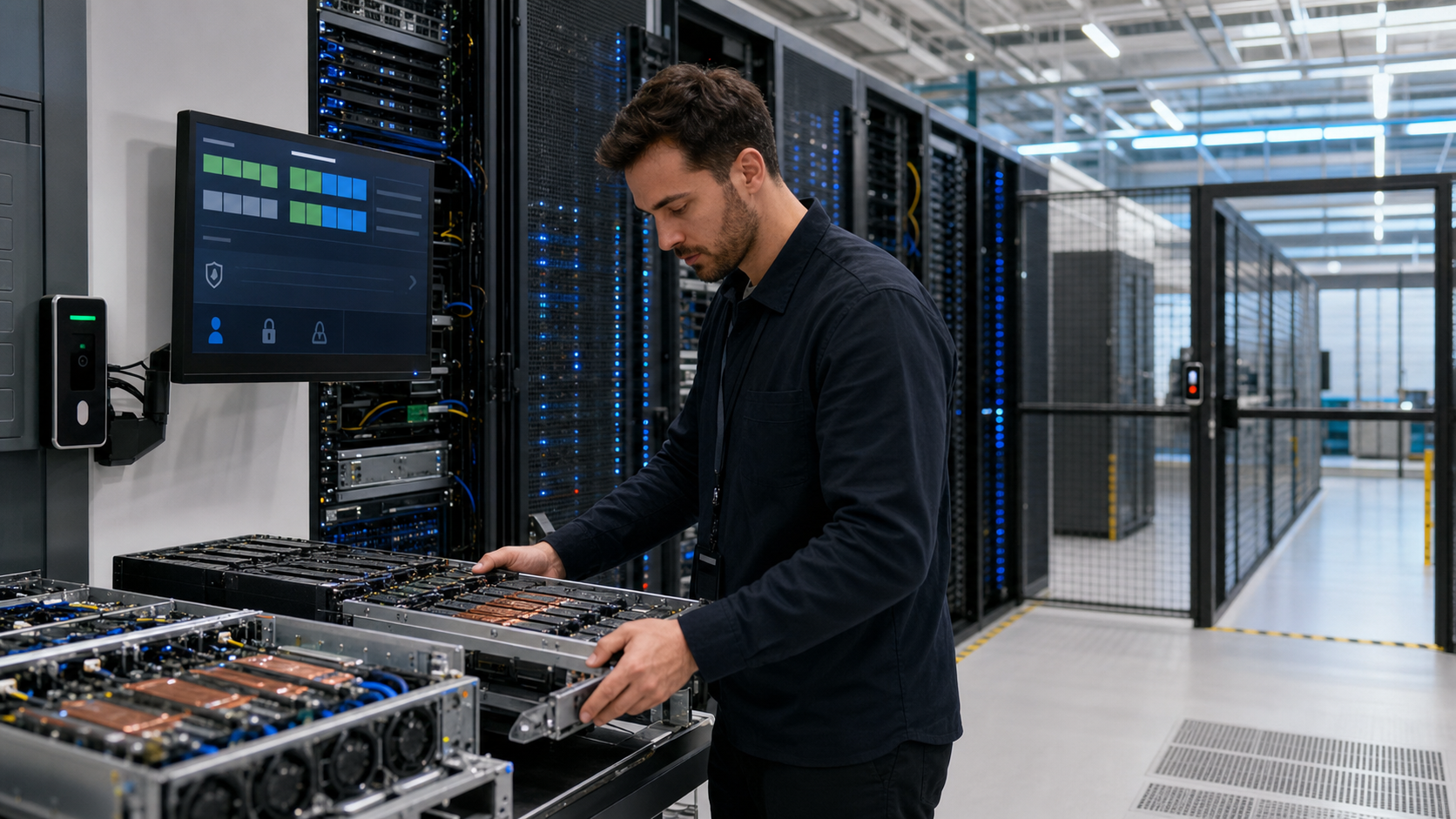 Infrastructure engineer planning a secure multi-accelerator cluster for a very large open-weight AI model