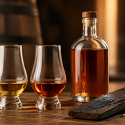 Whiskey vs Bourbon shown in a practical side-by-side comparison