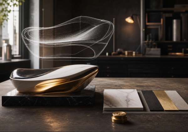 Editorial concept image separating a generated product visual from a verified physical source