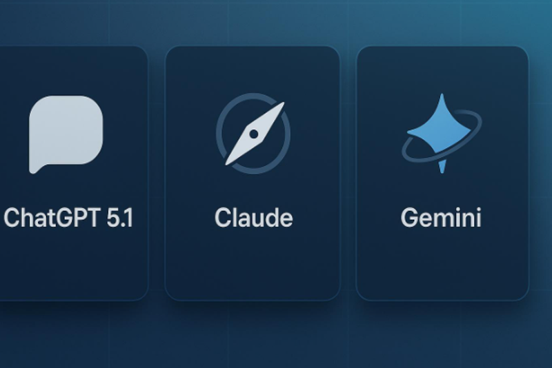 Google Gemini 3.0 vs ChatGPT 5.1 and Claude Sonnet 4.5