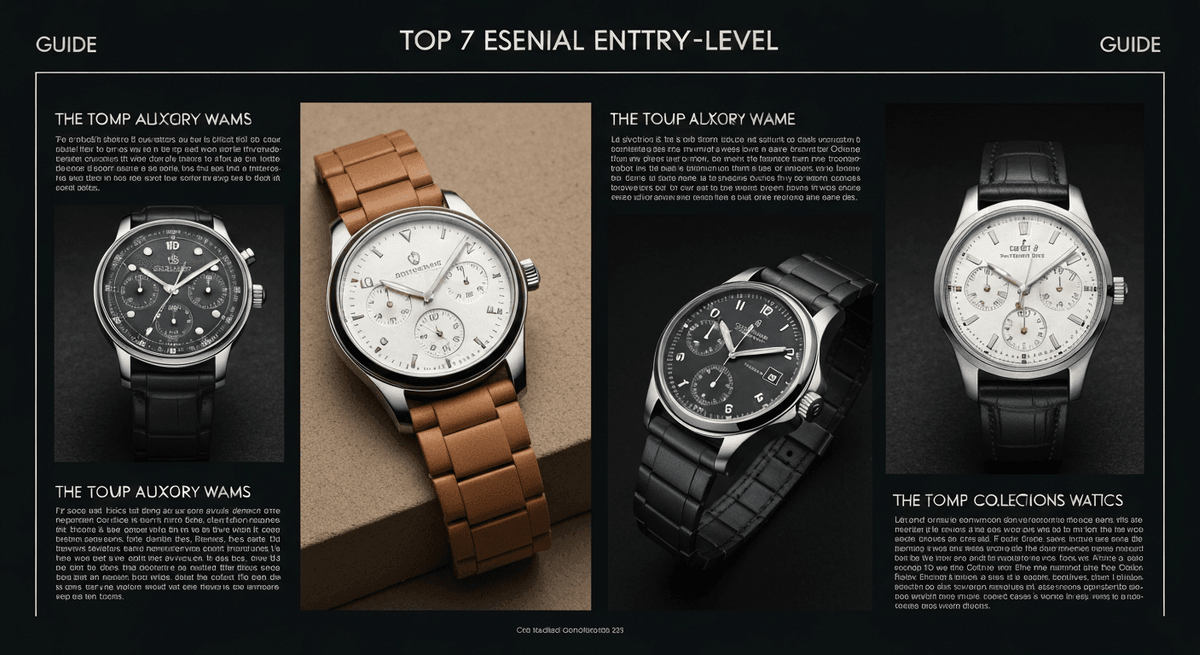 Your First Luxury Watch A Step-by-Step Guide for 2026 Beginners