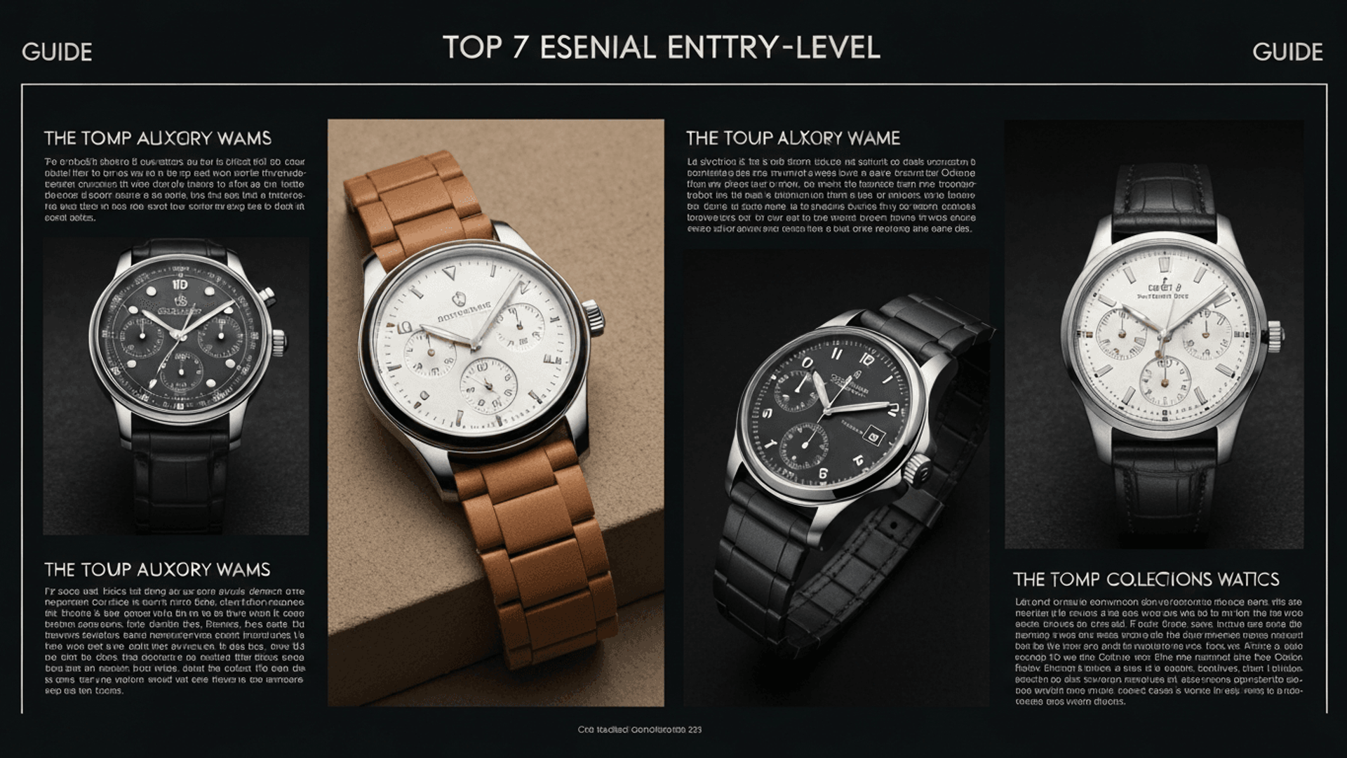 Top 7 Essential Entry-Level Luxury Watches for New Collectors in 2026