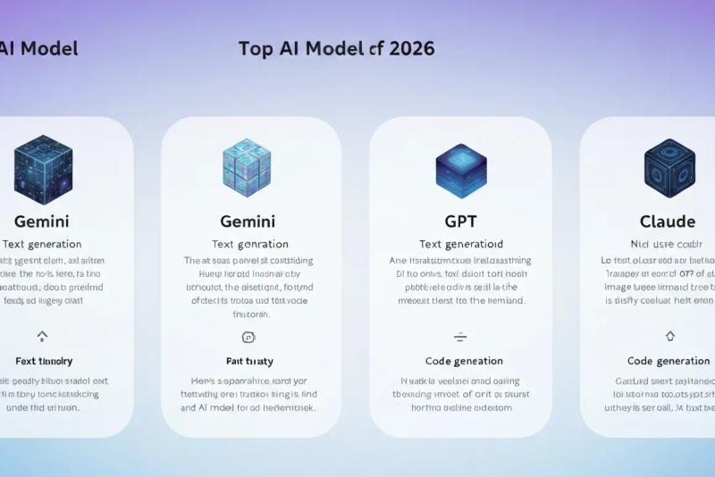 Best AI Models 2026: Gemini, GPT, Claude for Projects