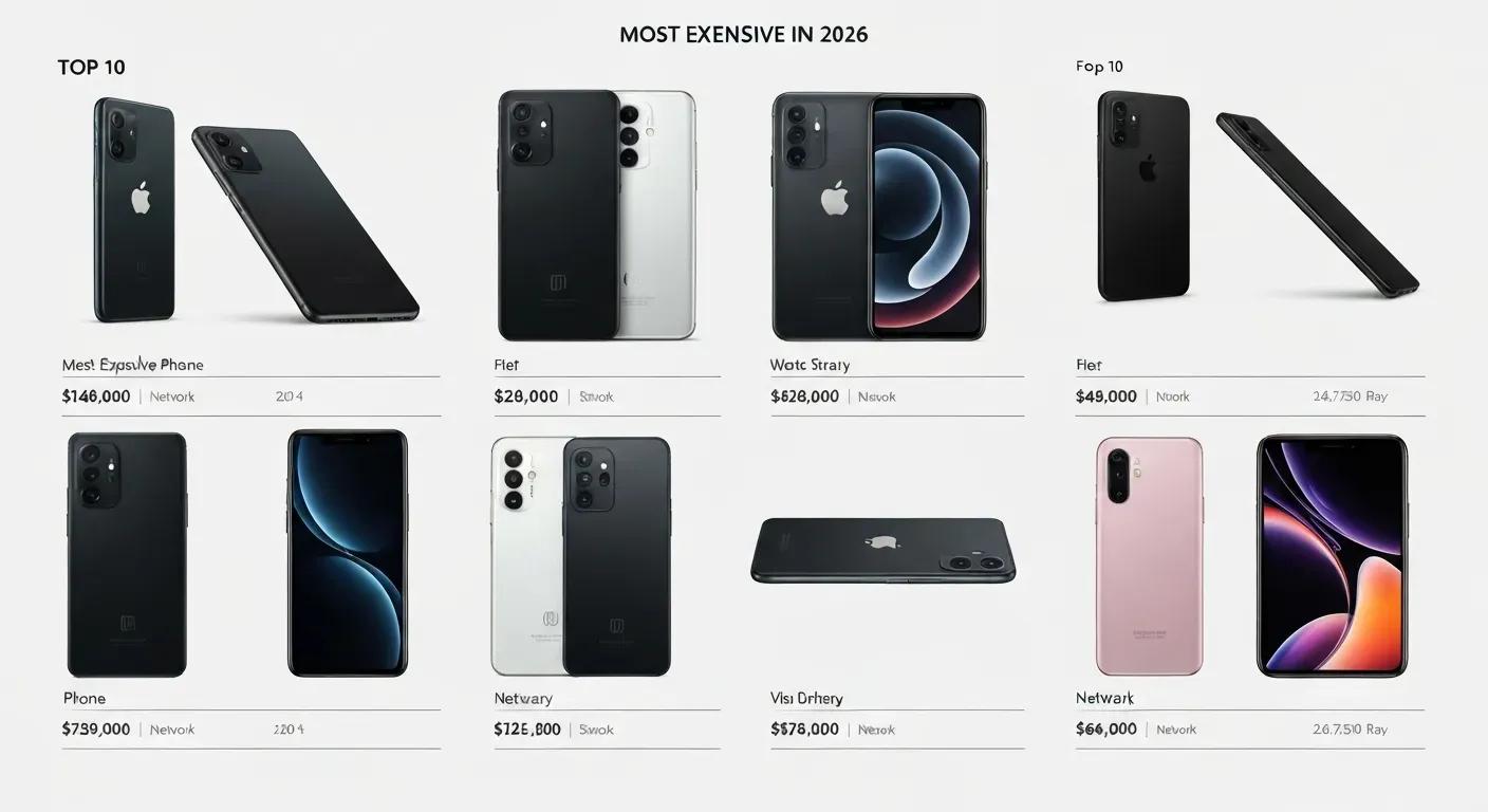Top 10 Most Expensive Phones 2026: Luxury & Features