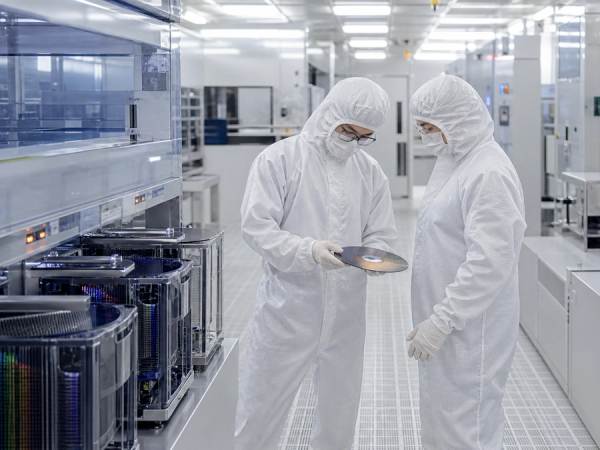 Editorial scene illustrating US Chip Manufacturing: What the New Investment Cycle Means