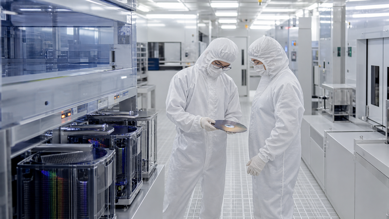 Editorial scene illustrating US Chip Manufacturing: What the New Investment Cycle Means