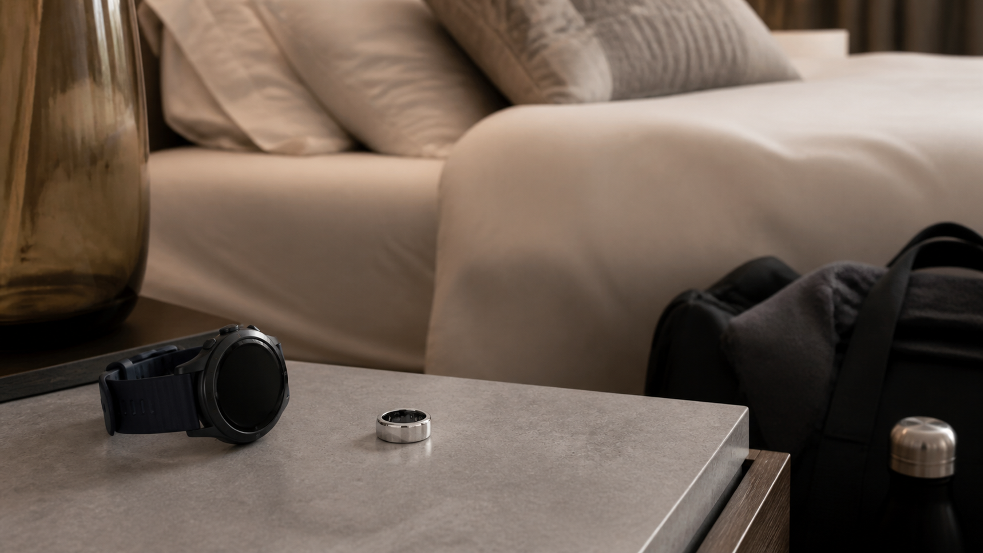 Editorial decision scene for Smart Ring vs Smartwatch: Where VERTU COR RING Fits, illustrating the product category without depicting an exact VERTU configuration